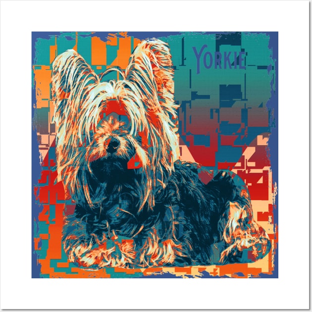 Yorkshire Terrier Wall Art by SpottydoggCreatives